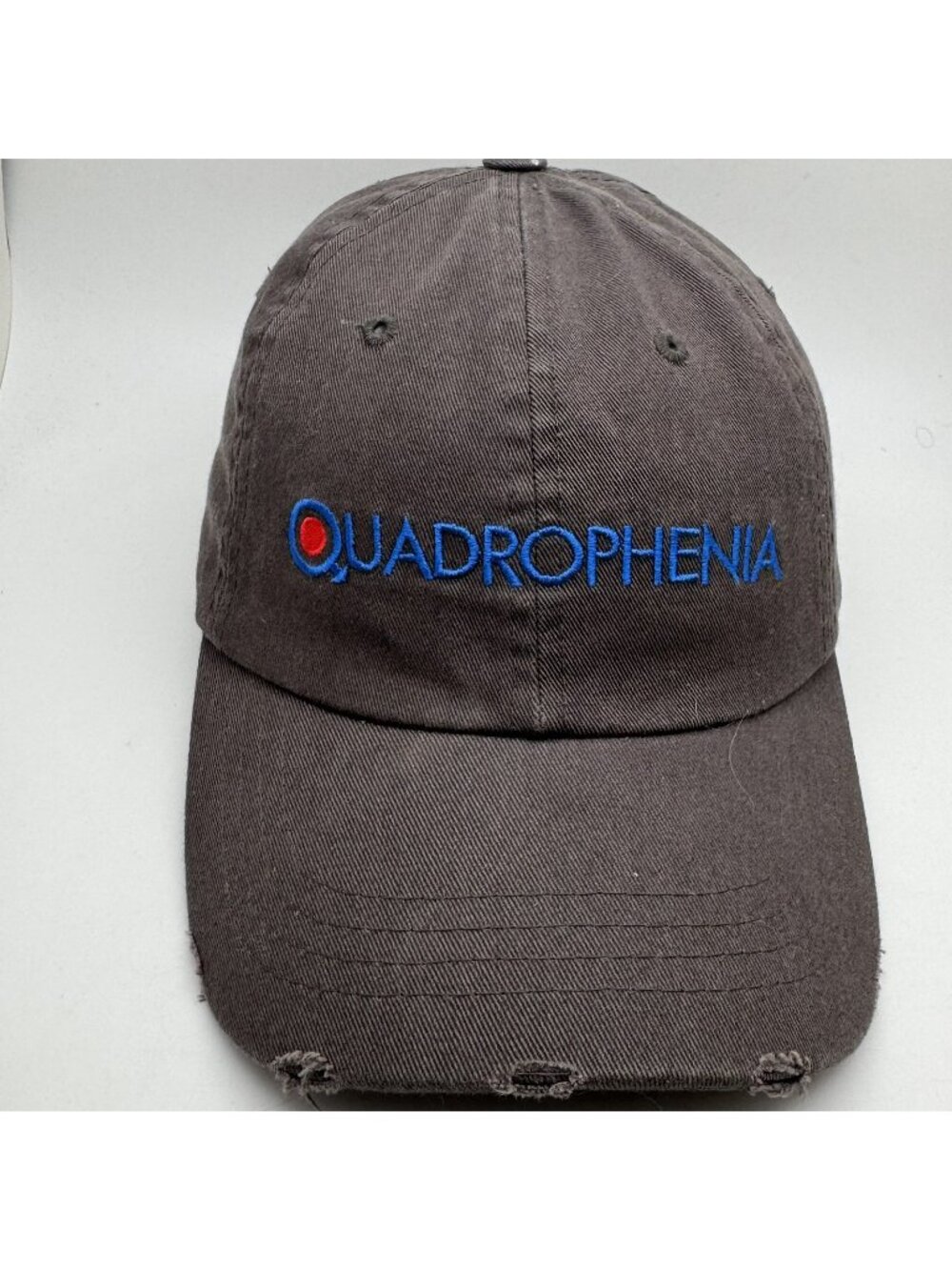 Quadrophenia The Who Distressed Baseball Cap Hat Magic Headwear Gray Adjustable